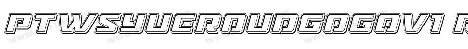 PTWSYueRoudGoG0v1 Re字体转换